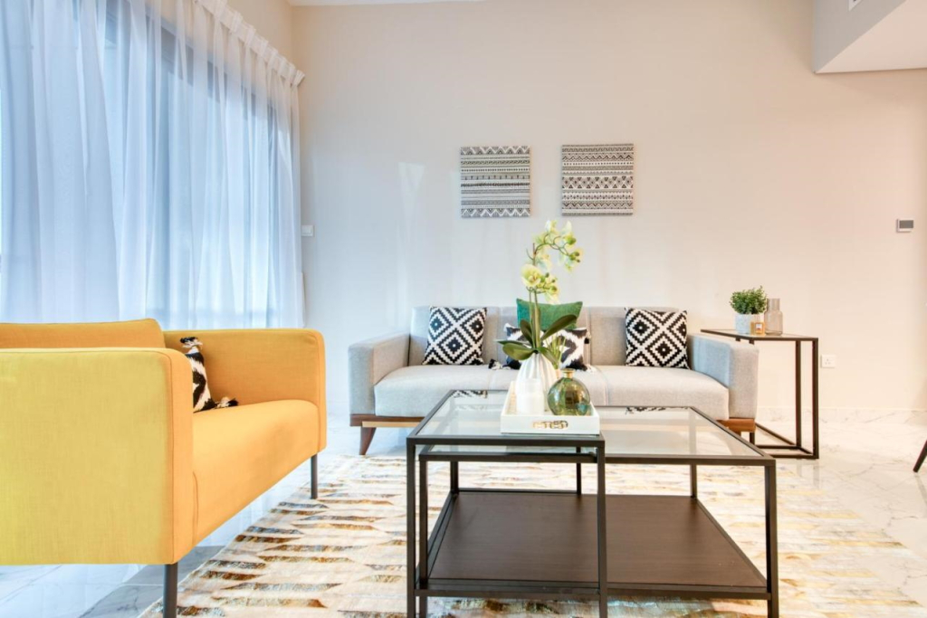 Апартаменты Elite LUX Holiday Homes - Stylish 1 BR + Pool & World Class Gym in Dubai South