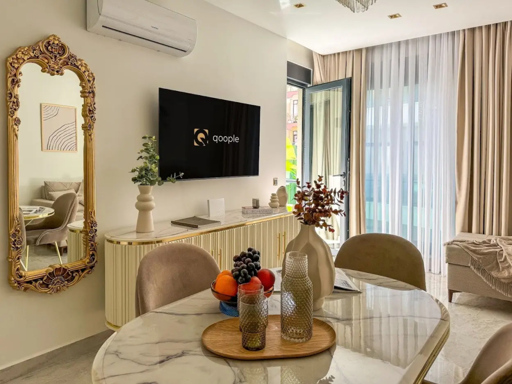 Апартаменты 1+1 Qoople Legenda B1 в 100 м от моря