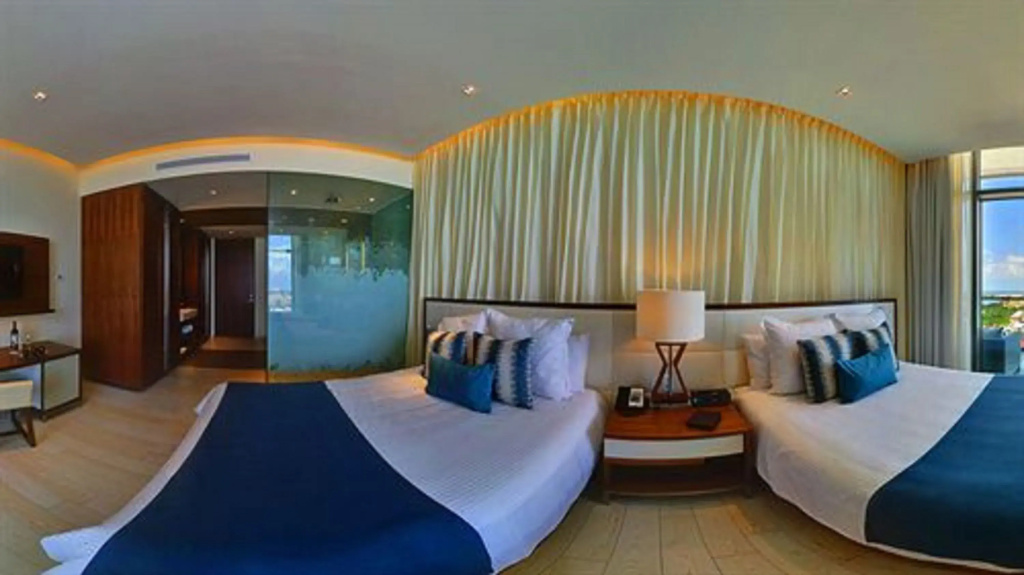 Двухместный номер Preferred club Deluxe с видом на океан (двуспальная кровать) в Secrets The Vine Cancun - Adults Only - All Inclusive