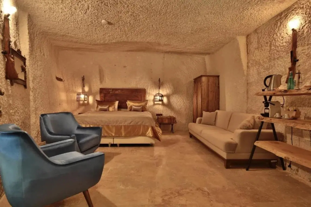 Двухместный люкс Family Cave (двуспальная кровать)