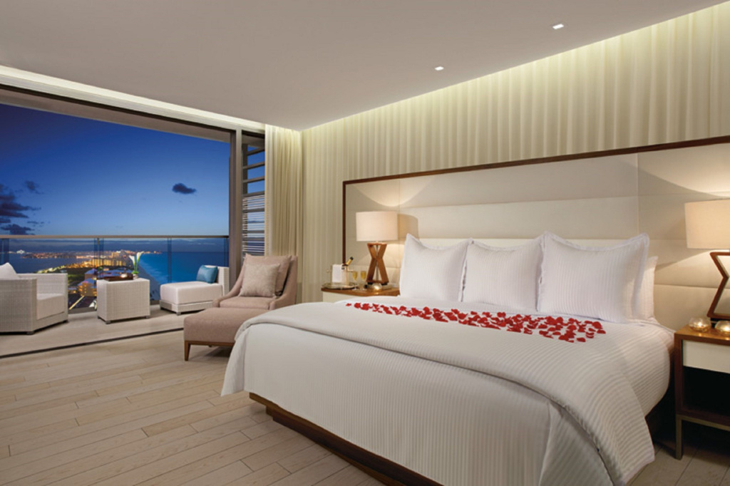Двухместный номер Preferred club Deluxe с видом на океан (двуспальная кровать) в Secrets The Vine Cancun - Adults Only - All Inclusive