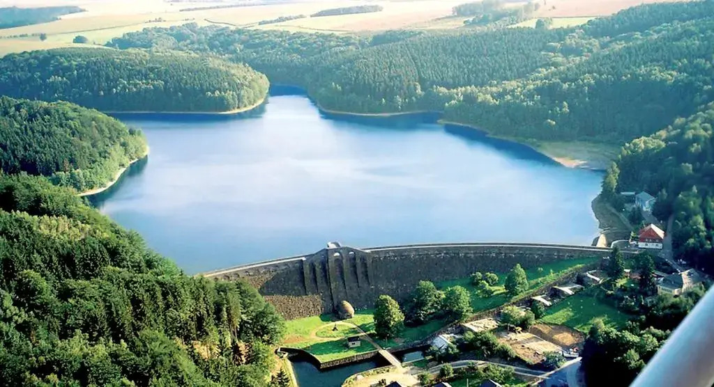 Frauestrand talsperre pöhl