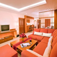 Отель Le Murraya Boutique Serviced Residence & Resort Таиланд, Самуи - 1 отзыв об отеле, цены и фото номеров - забронировать отель Le Murraya Boutique Serviced Residence & Resort онлайн комната для гостей фото 3