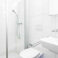 Апартаменты Apartments Swiss Star Marc Aurel Цюрих ванная