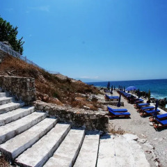 Отель Ocean Saranda Саранда пляж фото 2