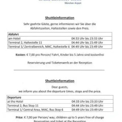 Grand Excelsior Hotel München Airport городской автобус