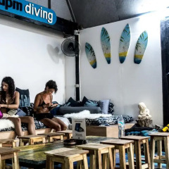 Отель Dpm Diving Hostel & Bar Koh Tao Таиланд, Мэй-Хаад-Бэй - отзывы, цены и фото номеров - забронировать отель Dpm Diving Hostel & Bar Koh Tao онлайн питание