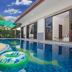 Отель Thammachat P1 Alese Pool Villa бассейн