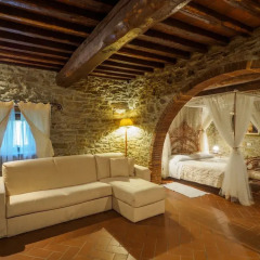 Отель Agriturismo Il Palazzo Ареццо комната для гостей фото 5