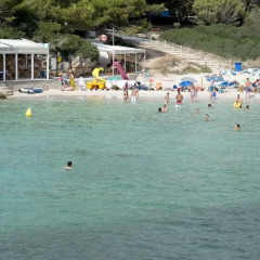 Отель Apartamentos Mar Blanca пляж фото 2