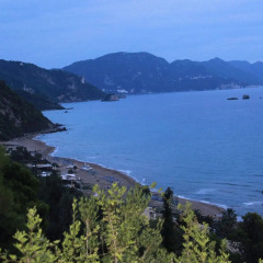 Отель Corfu Glyfada Menigos Resort пляж фото 6
