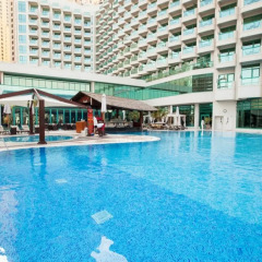 Отель Hilton Dubai Jumeirah бассейн