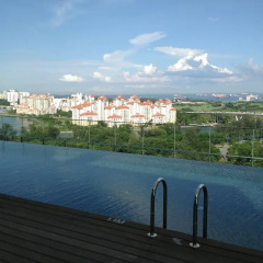 Отель Pan Pacific Serviced Suites Beach Road, Singapore бассейн фото 2