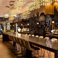 Отель Motel One Leipzig-Post гостиничный бар