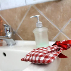 Отель B&B Casale Shanti Кастрочьело ванная