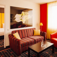 Отель Vienna House Easy Pilsen Чехия, Пльзень - 3 отзыва об отеле, цены и фото номеров - забронировать отель Vienna House Easy Pilsen онлайн комната для гостей фото 4