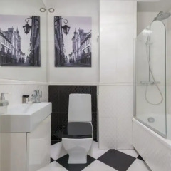 Отель P&O Apartments Andersa 2 Польша, Варшава - отзывы, цены и фото номеров - забронировать отель P&O Apartments Andersa 2 онлайн ванная