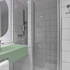 Отель Prizeotel Hamburg-City Германия, Гамбург - отзывы, цены и фото номеров - забронировать отель Prizeotel Hamburg-City онлайн ванная