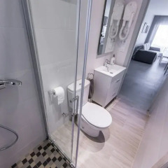 Отель Palmeras 2.2/2.5 Испания, Курорт Росес - отзывы, цены и фото номеров - забронировать отель Palmeras 2.2/2.5 онлайн ванная