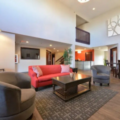 Отель HolmeSuites Columbus Airport/DLA США, Колумбус - отзывы, цены и фото номеров - забронировать отель HolmeSuites Columbus Airport/DLA онлайн комната для гостей фото 2