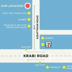 Отель Krabi Town Sleeps 8 With Kitchen городской автобус