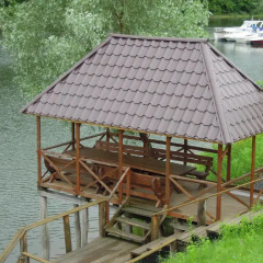 Отель Cottage Yacht Club Maiak Каменец-Подольский приотельная территория фото 2