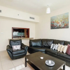 Отель Espace Holiday Homes - Burj View комната для гостей фото 5