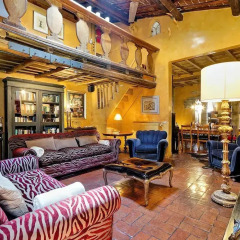 Апартаменты Trastevere Large Apartment With Terrace комната для гостей фото 4