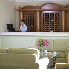 Отель Mitsis Family Village Beach Hotel Греция, Нисирос - отзывы, цены и фото номеров - забронировать отель Mitsis Family Village Beach Hotel онлайн интерьер отеля