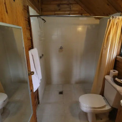 Отель Villa Mexicana Creel Mountain Lodge ванная