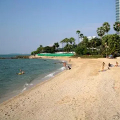 Отель Wong Amat Tower пляж