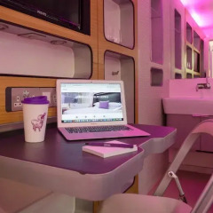 Отель YOTELAIR Amsterdam Schiphol - Transit Hotel Нидерланды, Схипхол - отзывы, цены и фото номеров - забронировать отель YOTELAIR Amsterdam Schiphol - Transit Hotel онлайн интерьер отеля фото 3