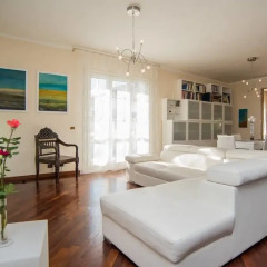 Апартаменты Deluxe Apartment in Villa Pantarei Поццалло комната для гостей фото 2