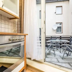 Отель Ferienwohnung Köln Messe Кёльн балкон