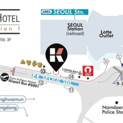 K-Grand Hotel & Guest House Seoul городской автобус