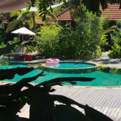 Отель Chaw Ka Cher Tropicana Lanta Resort Таиланд, Ланта - отзывы, цены и фото номеров - забронировать отель Chaw Ka Cher Tropicana Lanta Resort онлайн бассейн фото 3