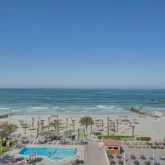 Отель Ajman Beach Hotel ОАЭ, Аджман - 3 отзыва об отеле, цены и фото номеров - забронировать отель Ajman Beach Hotel онлайн пляж фото 2