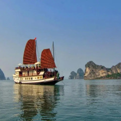 Отель Dragon Pearl Junk Halong пляж