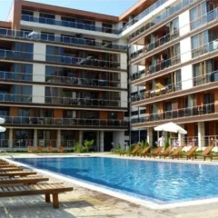 Отель Pomorie Bay Apart Hotel Болгария, Поморие - отзывы, цены и фото номеров - забронировать отель Pomorie Bay Apart Hotel онлайн бассейн фото 3