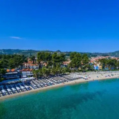 Отель Flegra Beach Hotel Греция, Пефкохори - отзывы, цены и фото номеров - забронировать отель Flegra Beach Hotel онлайн пляж