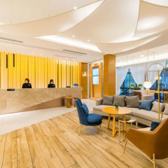 Отель Here Inn Hotel (Beijing Yizhuang) Китай, Пекин - отзывы, цены и фото номеров - забронировать отель Here Inn Hotel (Beijing Yizhuang) онлайн интерьер отеля фото 3