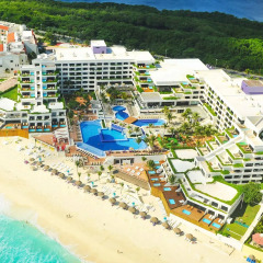 Отель Now Emerald Cancun (ex.Grand Oasis Sens) Мексика, Канкун - отзывы, цены и фото номеров - забронировать отель Now Emerald Cancun (ex.Grand Oasis Sens) онлайн бассейн фото 3