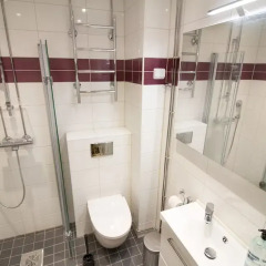 Отель 2ndhomes Helsinki Fredrikinkatu Apt Финляндия, Хельсинки - отзывы, цены и фото номеров - забронировать отель 2ndhomes Helsinki Fredrikinkatu Apt онлайн ванная фото 2