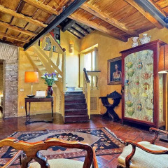 Отель Trastevere Large Apartment With Terrace Италия, Рим - отзывы, цены и фото номеров - забронировать отель Trastevere Large Apartment With Terrace онлайн интерьер отеля фото 2