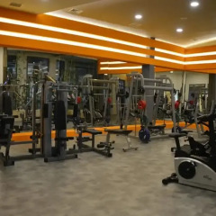Отель Luxury Apt in Konak Sea Side with a Sea front view and a private beach фитнесс-зал