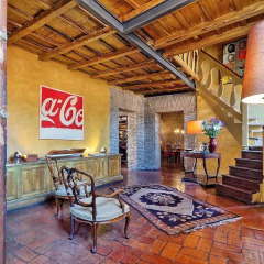 Апартаменты Trastevere Large Apartment With Terrace комната для гостей фото 5