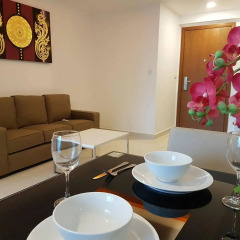 Отель C-View Residence Паттайя в номере фото 2