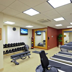 Отель Hampton Inn & Suites Columbus - Downtown США, Колумбус - отзывы, цены и фото номеров - забронировать отель Hampton Inn & Suites Columbus - Downtown онлайн фитнесс-зал фото 2
