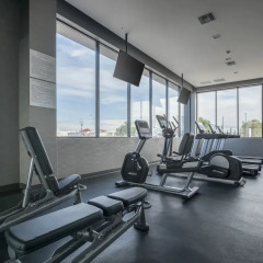 Отель Courtyard by Marriott Ciudad Juarez фитнесс-зал