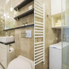 Апартаменты Luxury Studio BAH with terrace ванная